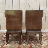 Paire de tables de chevets de style Art Déco