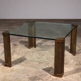 Glass Coffee table design by Peter Ghyczy 1970s model T14