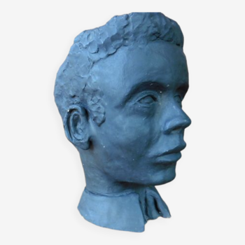 Terracotta head of a young boy