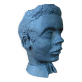 Terracotta head of a young boy