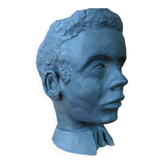 Terracotta head of a young boy