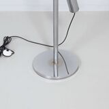 Chrome space age floor lamp from the 70s with adjustable rod arm