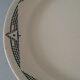 Flat plate in earthenware marked PB Limoges model Henri early XXth