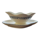 Sauceboat and old earthenware dish Salins - Terre de fer