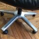 Office chair 1970 Stoll /Giroflex in black leather by Karl Ditter