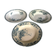 Set of 3 old plates