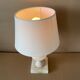 Old alabaster table lamp