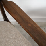 Walnut chair, Danish design, 1960s, designer: Erik Buch