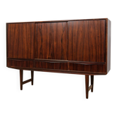 Commode en palissandre du milieu du siècle par E. W. Bach pour Sejling Skabe, Danemark, années 1960.