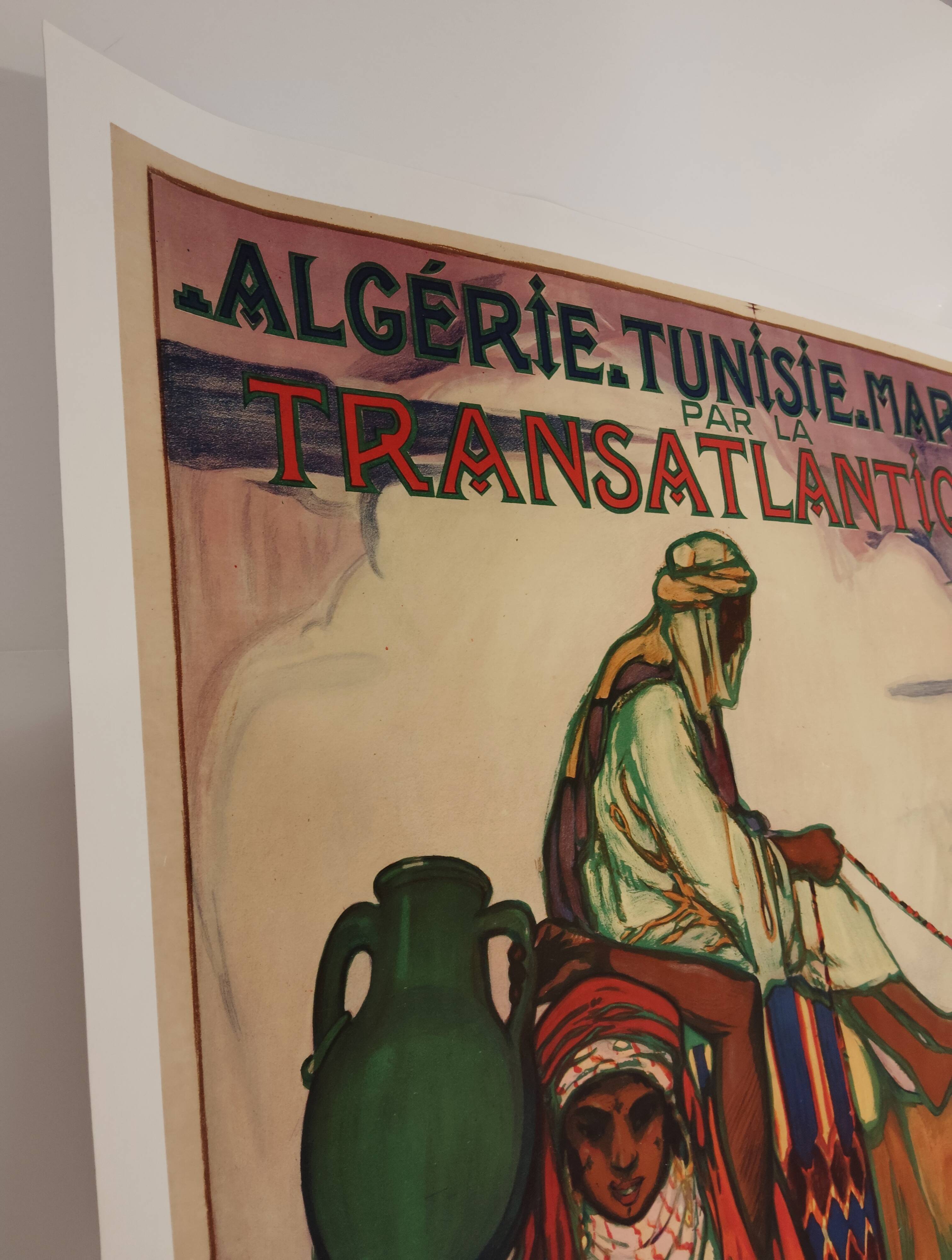 Transatlantic Poster Algeria, Tunisia, Morocco
