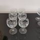6 vintage “Henri Julien” white wine balloon glasses decorated with bunches of grapes LUMINARC