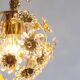 Gilt and crystal glass Chandelier by Palwa, Germany 1970's
