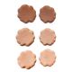 Lot de 6 assiettes Christian Dior – Modèle "Nénuphar"