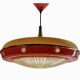 Suspension scandinave avec abat-jour optique en acrylique