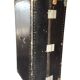 Malle de cabine ancienne verticale – 109 cm – intérieur parchemin