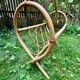 Rattan magazine rack