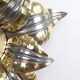 70's Brutalist Brass Wall/Ceiling Light