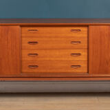 Enfilade retro en teck 1960s, clausen & søn denmark