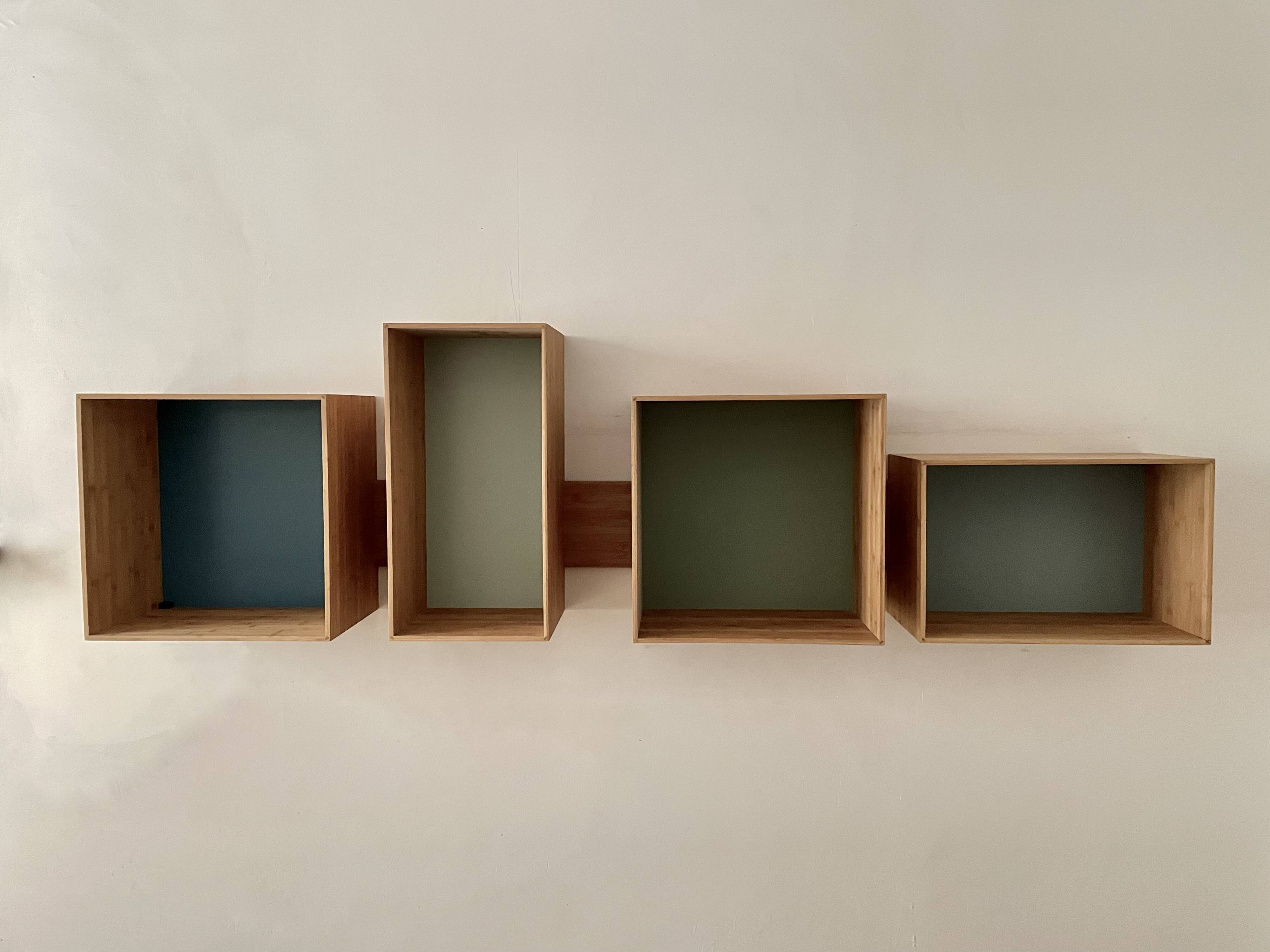 Large designer bookcase from the Danish brand We do Wood