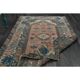 1970s Vintage Turkish Handmade Wool & Cotton Pink Area Rug