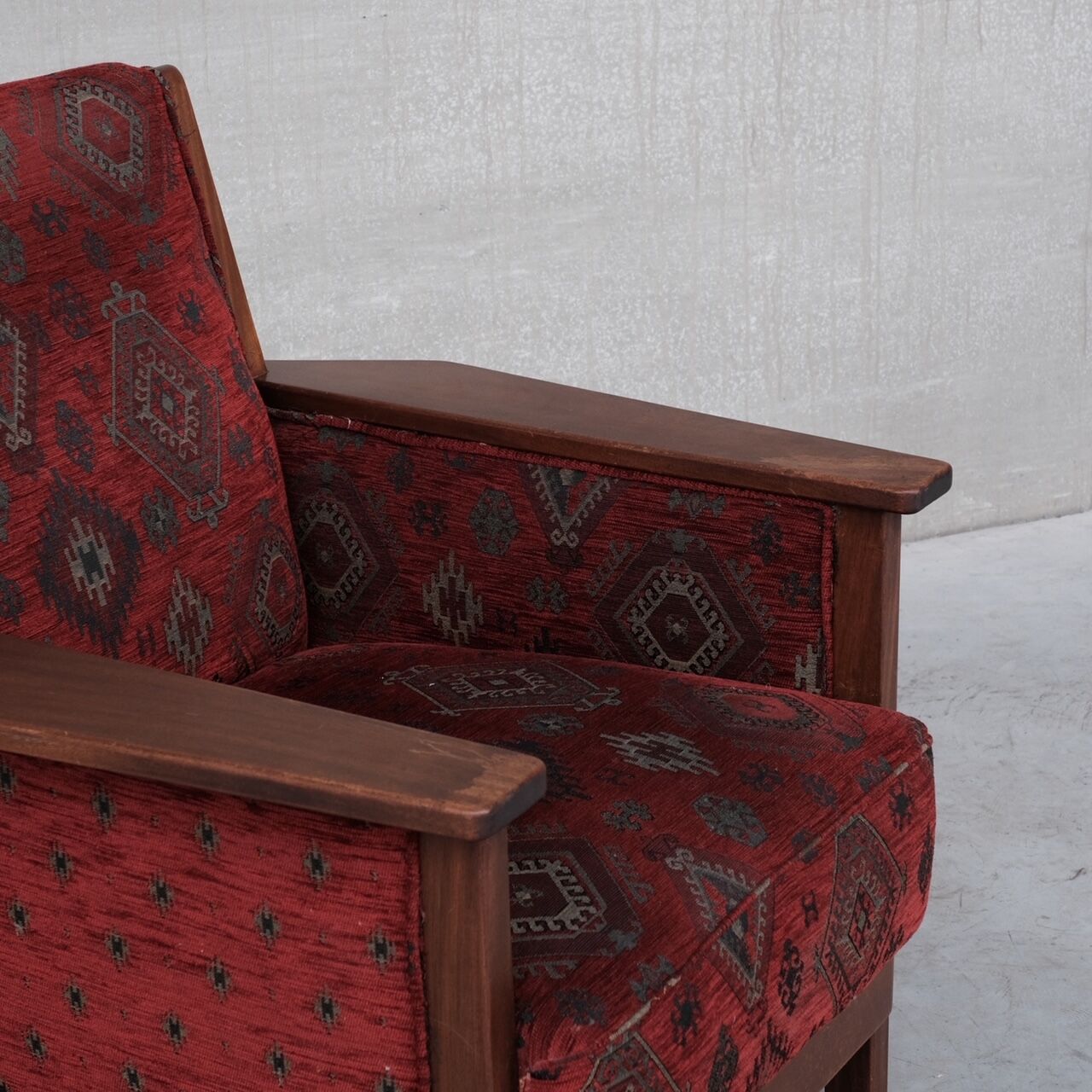 Pair of dutch art deco armchairs