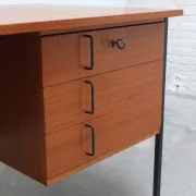 Minimalist freestanding desk by Günter Renkel for REGO, 1960s