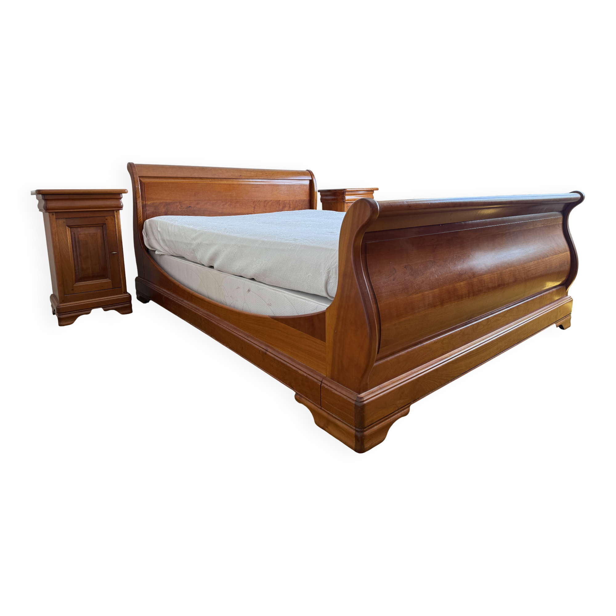 Bed and bedside tables