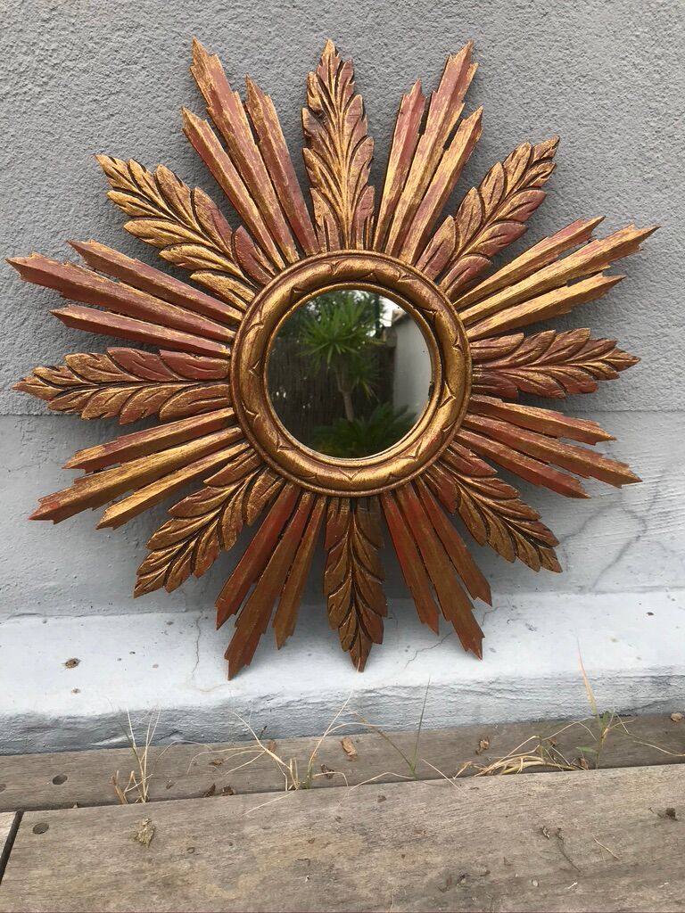 Mirror wood sun