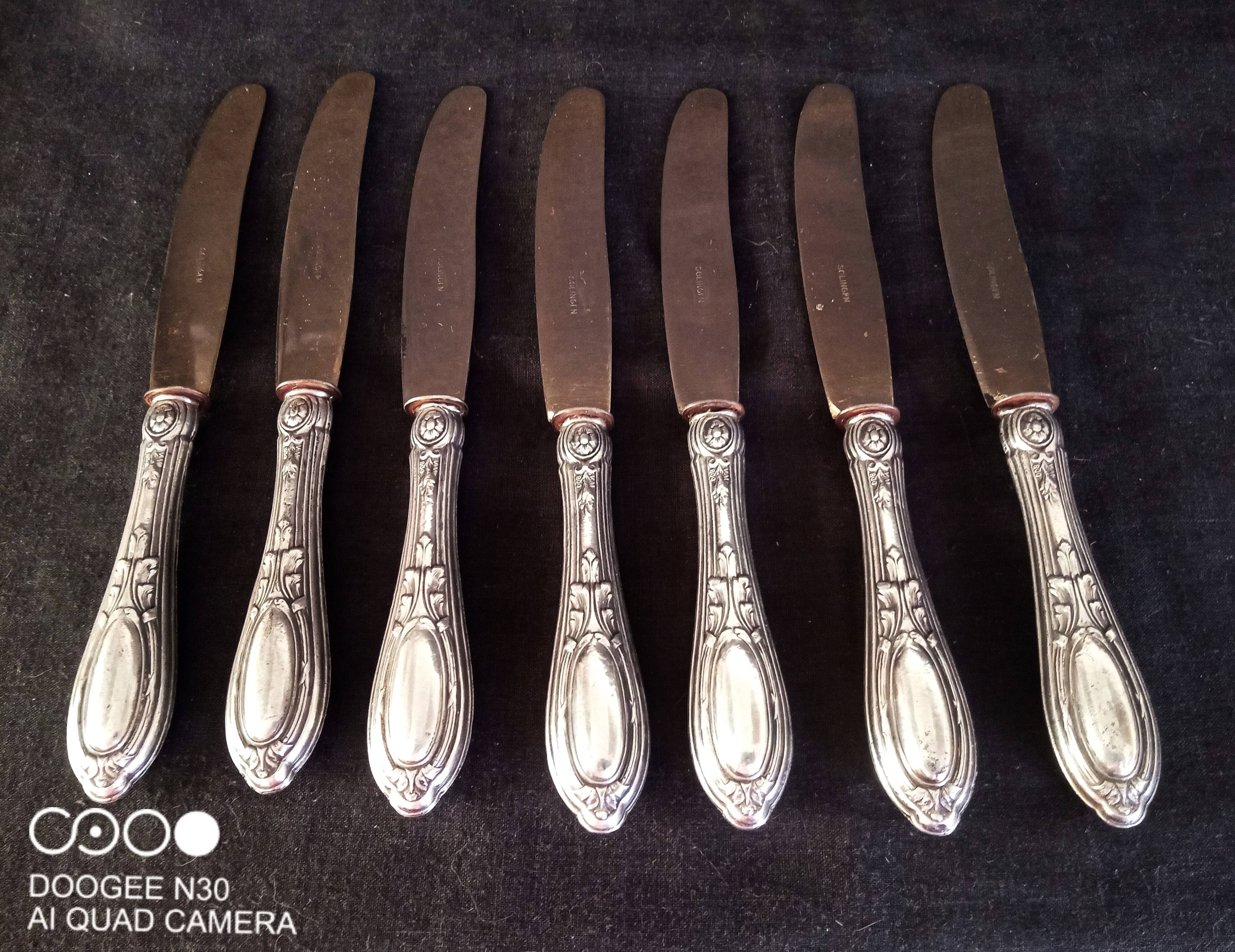 Lot De 2 Couteaux Solingen Office – Lames 6 Et 8 Cm – Neuf, Fabriqué En Allemagne