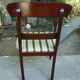 Ancient English mahogany armchair