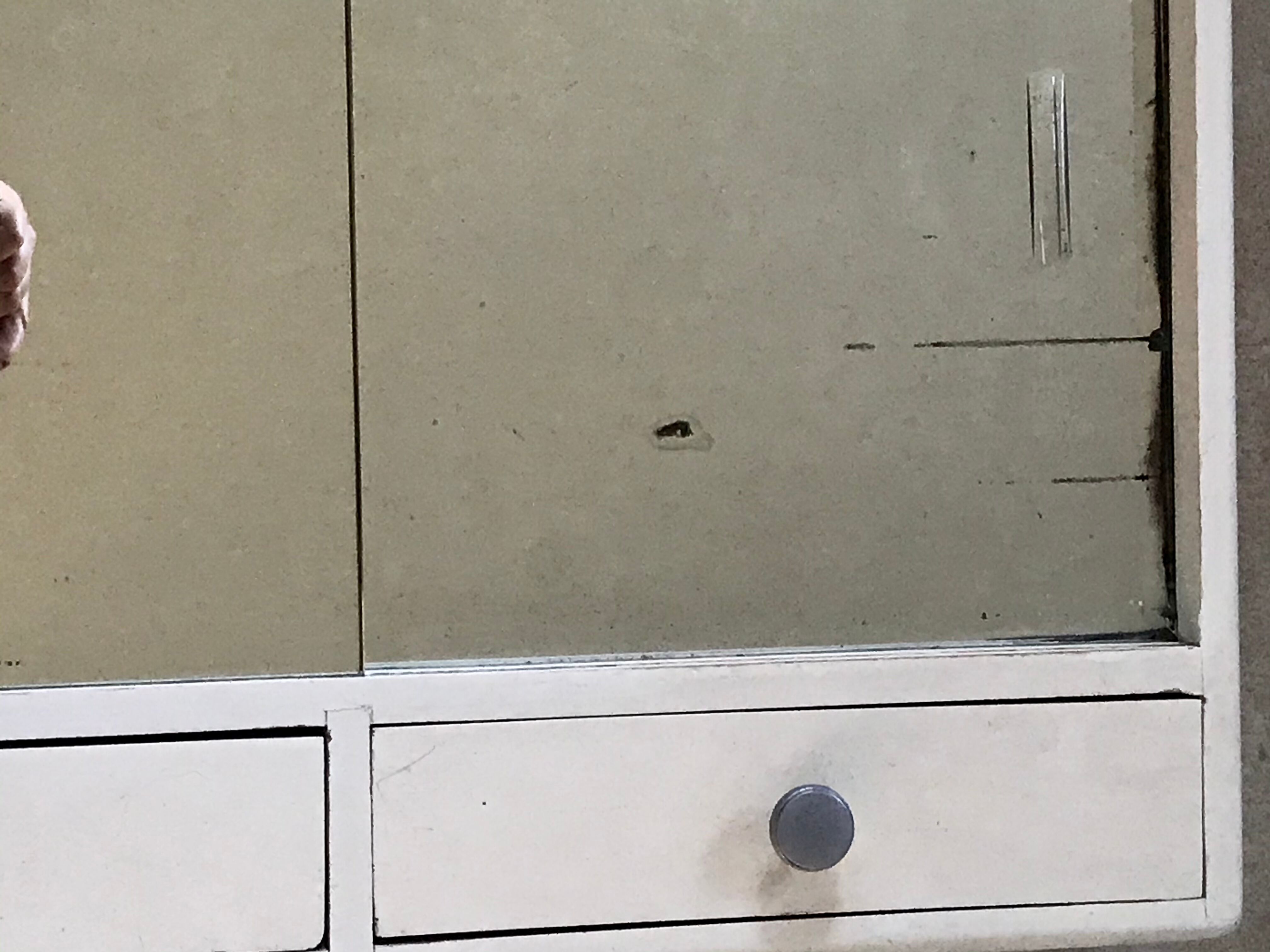 Vintage medicine cabinet mirror