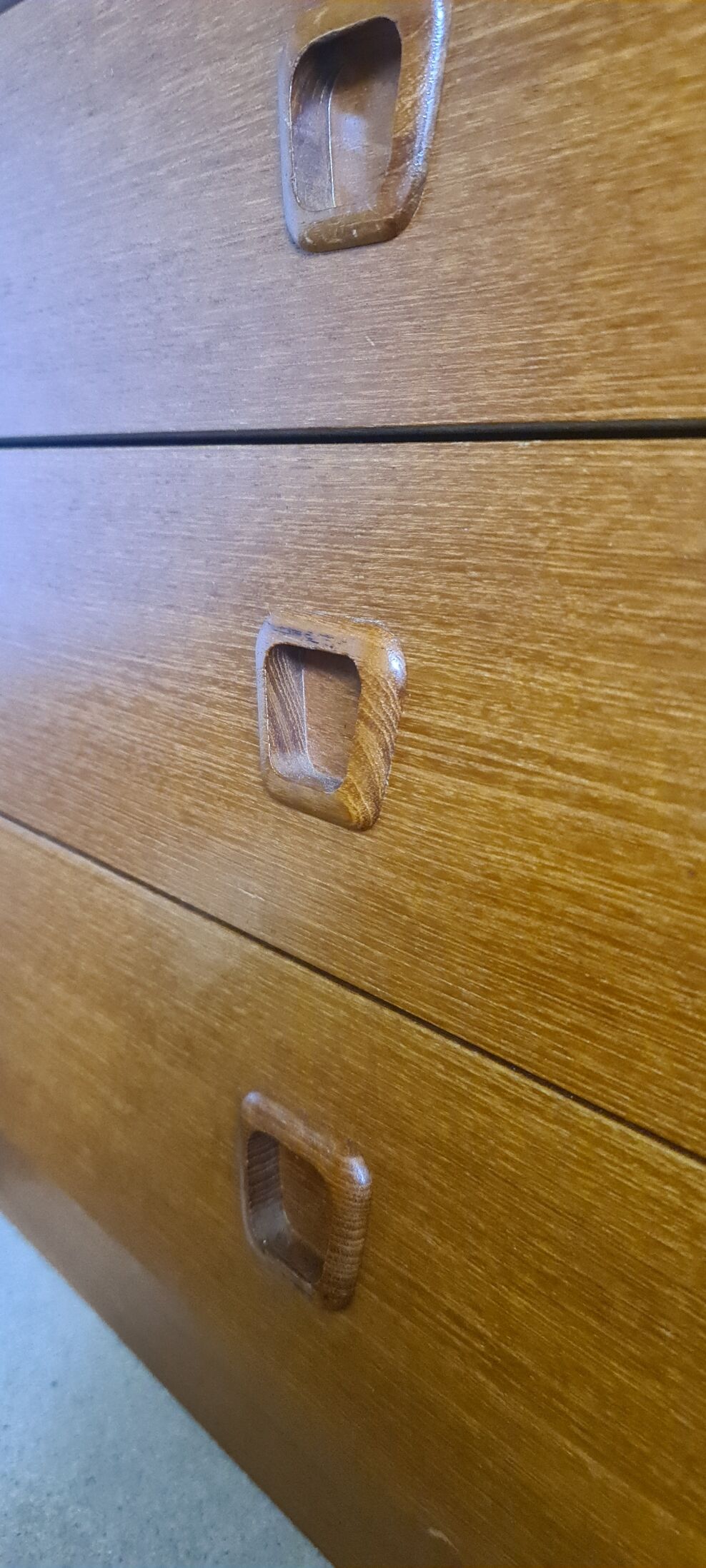 Vintage sideboard and shelving system