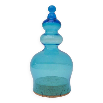 Bonbonnière en verre soufflé à la main par Bertil Vallien pour Kosta Boda, années 1970
