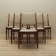 Ensemble de six chaises en acajou, design danois, années 1970, édition : Skovby Møbelfabrik