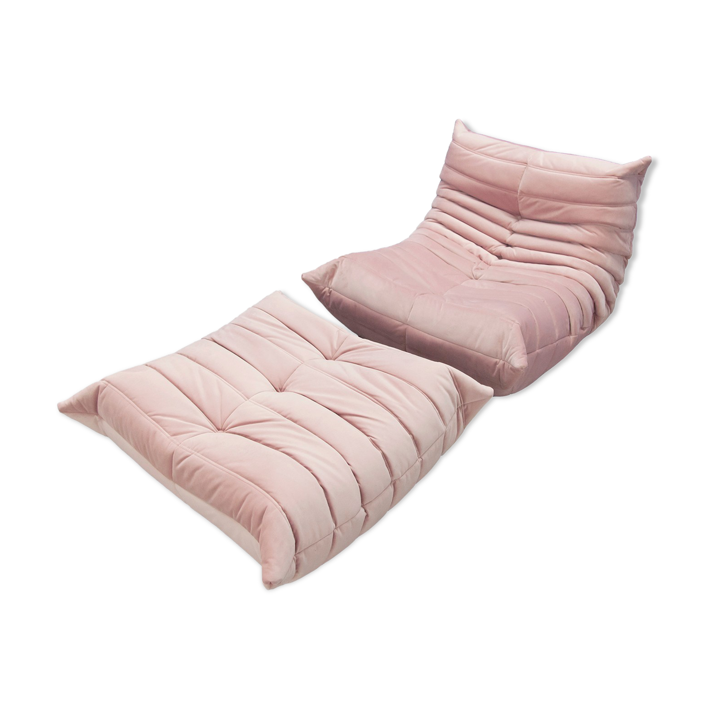 Togo armchair and footstool model designed by Michel Ducaroy 1973