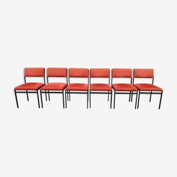 Set of 6 chairs Cees Braakman Pastoe Japanese Serie