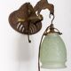Art Deco parrot wall light in metal – unusual wall fixture