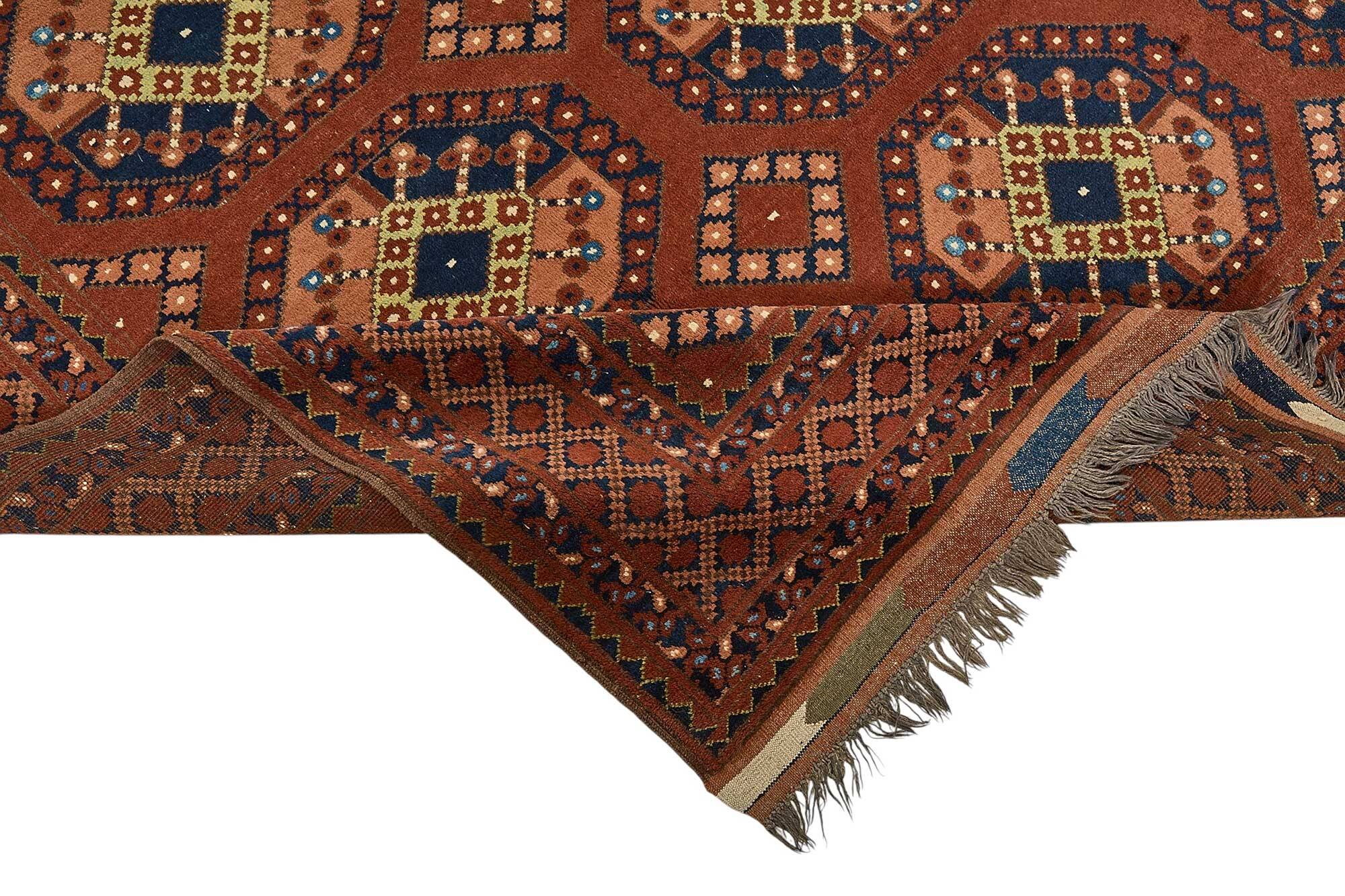 Turkish Handknotted Wool Oushak Rug 210 cm x 293 cm