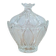 Vintage frosted glass bonbonnière – floral decoration