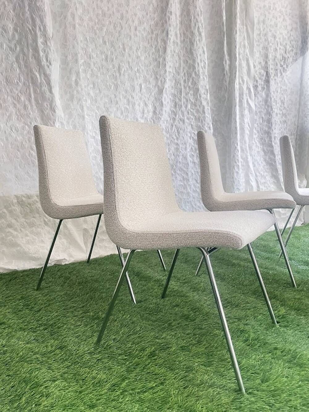 Set of 6 Ligne Roset TV Dining Chairs by Pierre Paulin