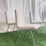Set of 6 Ligne Roset TV Dining Chairs by Pierre Paulin