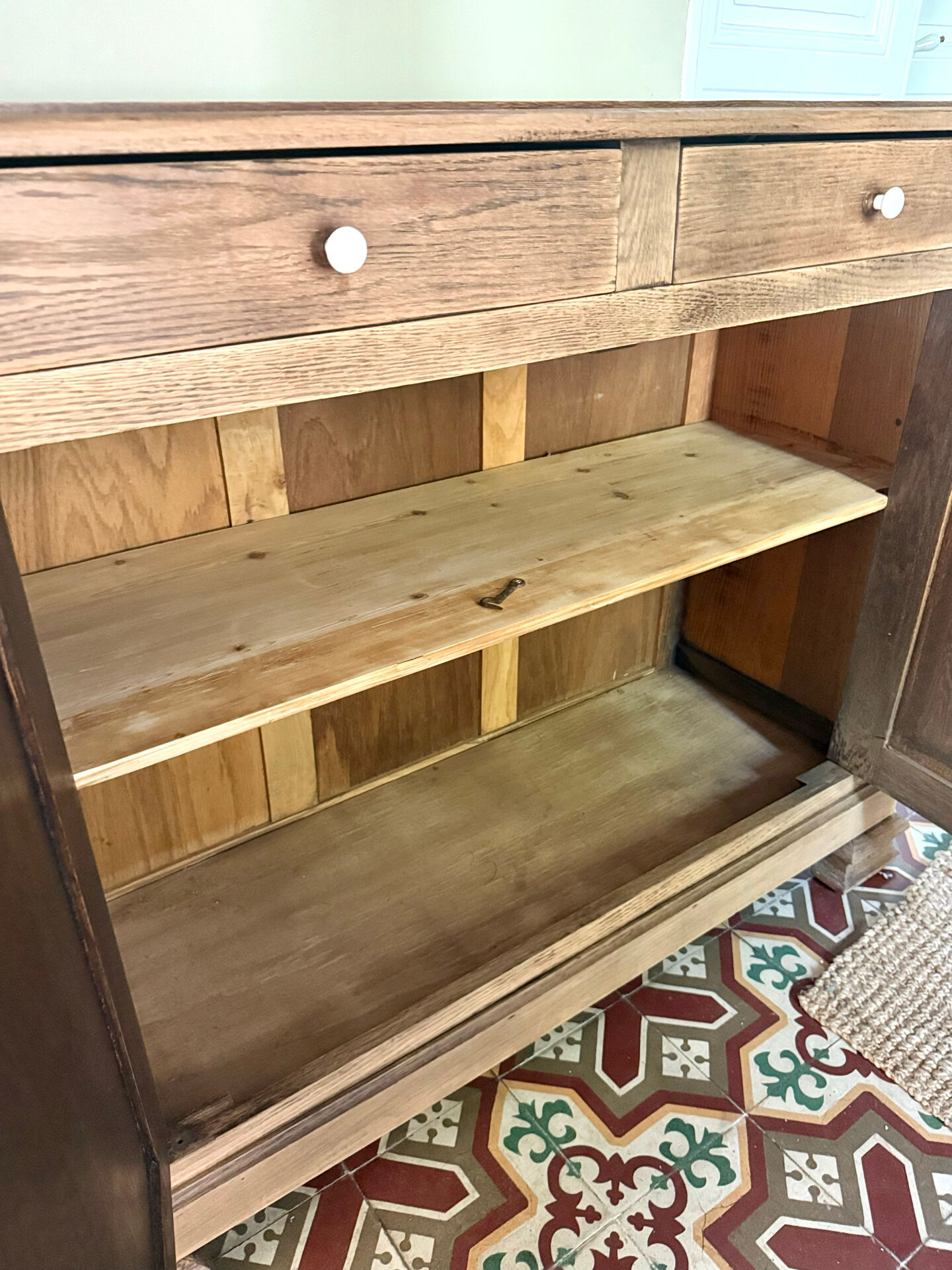 Solid oak sideboard