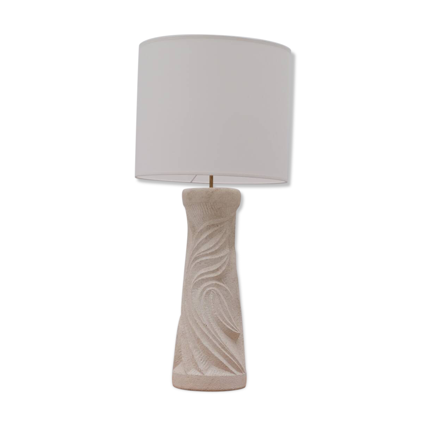 Stone lamp from the Gard region in the style of Albert Tormos, 1970