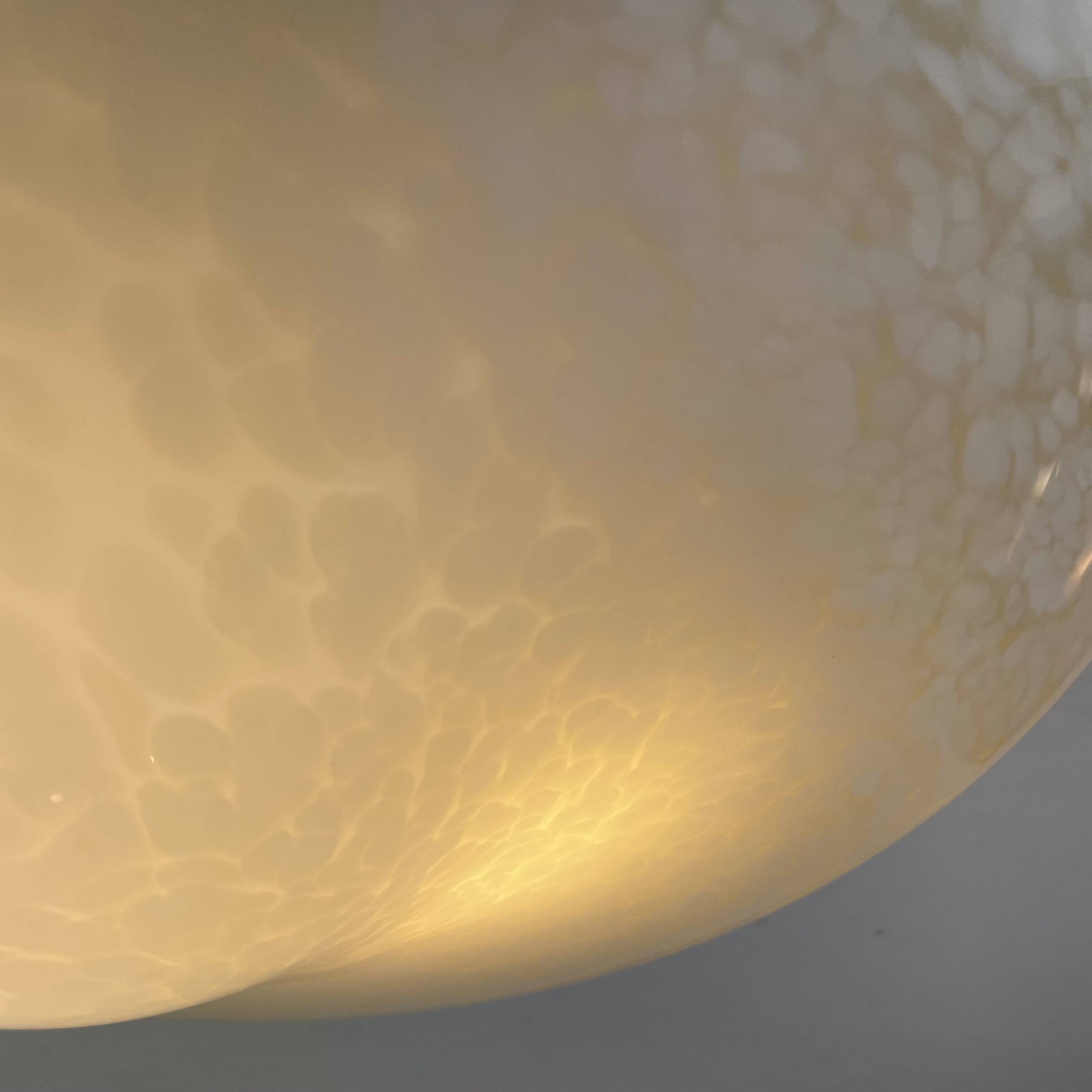 Maculato Murano Glass Ceiling Lamp, Italy, 1980s