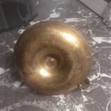 Vintage brass hand candle holder