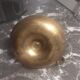 Vintage brass hand candle holder