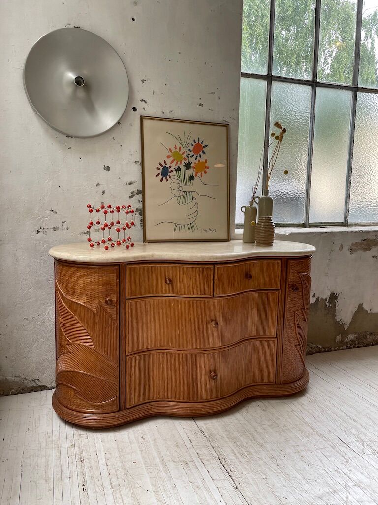 Chest of drawers bamboo Vivai del Sud tropicalist
