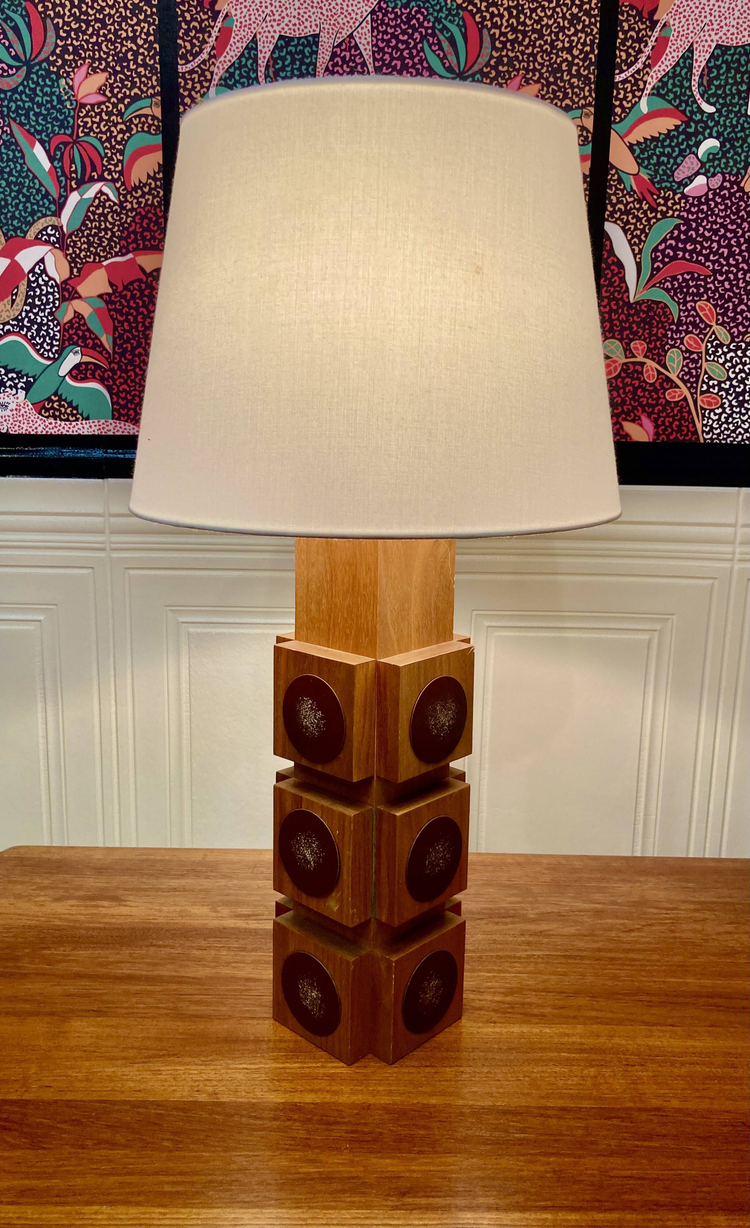 Grande lampe 1950 "design scandinave".