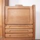 Solid oak buffet and faience, Guillerme and Chambron for your home,