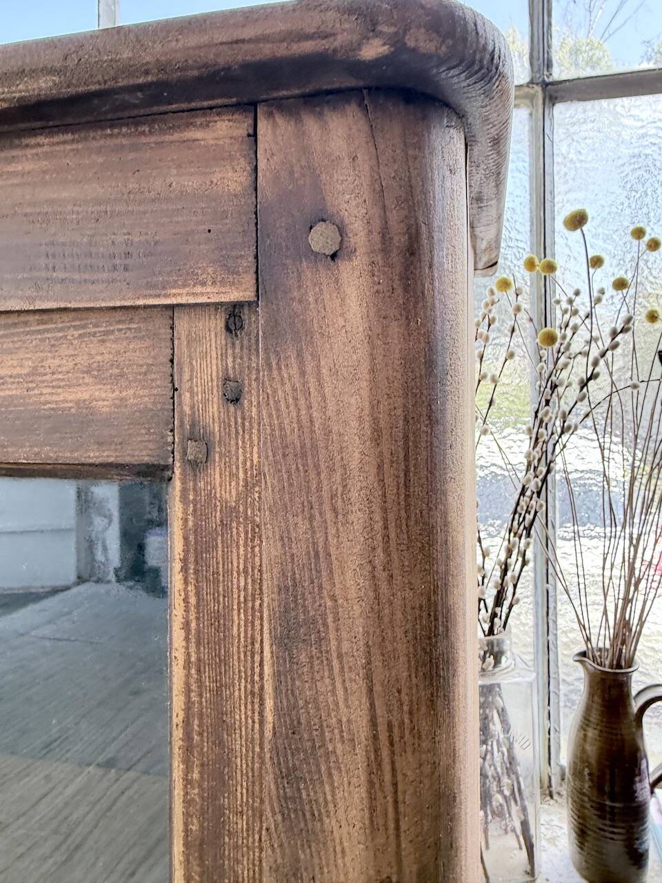 Enfilade meuble de métier XXL portes vitrées